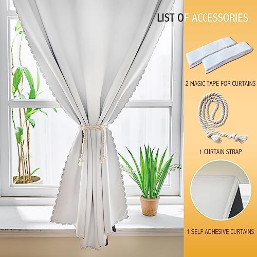 JILRON Magic Tape Stick on Portable Curtains - Image 6