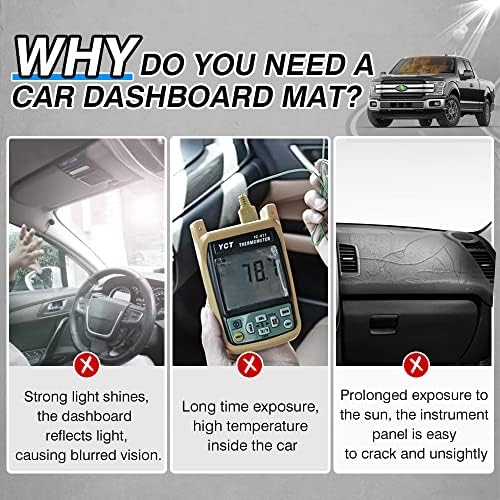 Cartist Dash Cover Fits for Ford F-150 F150 2015-2020 Dashboard Cover Mat - Image 2