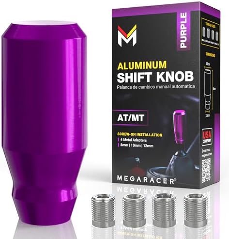 JDM Style Shift Knob for Gear Stick Shifter, 5 6 Speed Manual by MegaRacer