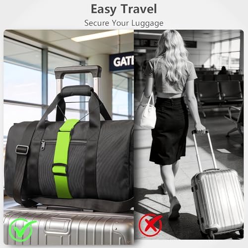 Mayski 4 Pack Adjustable Elastic Luggage Connector Straps - Image 6