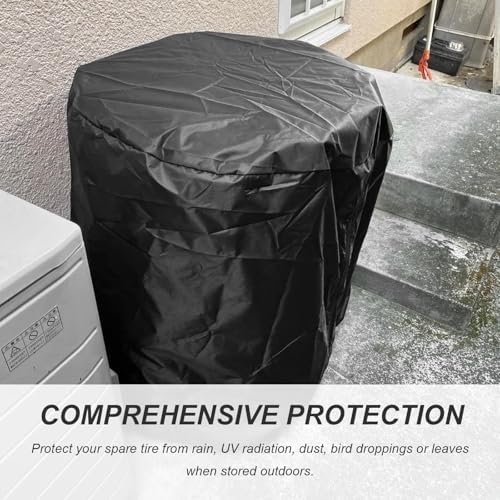 Tire Cover, Waterproof 420D Oxford Spare Tire Storage Bag - Image 4