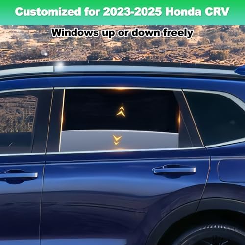 CRV Window Shades 2023-2025, Rear Side Mesh - Image 4