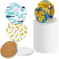 Ceramic Sublimation Blanks Car Coasters by BOMSI