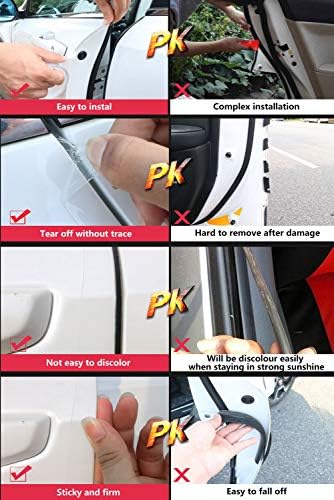 ToLanbbt Car Door Edge Guard Invisible Automotive Door Sill Guard Protectors - Image 4