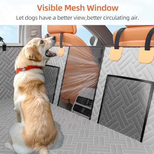 Back Seat Extender for Dogs, Hard Bottom Car Seat Cover for Dogs - Image 4