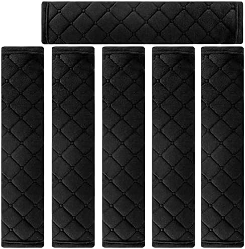 NEPAK 6 Pack Car Seat Strap Pads, Universal Car Seat Belt Pads Cover, Seat Belt by NEPAK