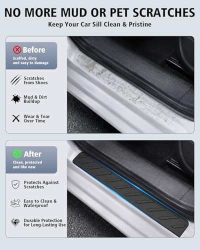 Exterior Door Sill Guards for Ford Bronco 2026 2025-2021 Accessories 4 Door - Image 3