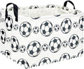 Rectangular Soccer Basket Storage Bin Organizer Box Room Decor by DDBASKET