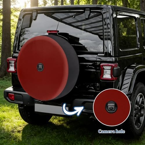 Spare Tire Cover with Backup Camera Hole Fit - Image 7