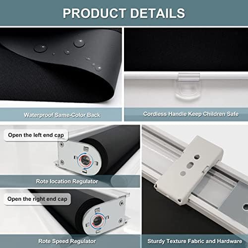 AOSKY Blackout Cordless Roller Shade - Image 3