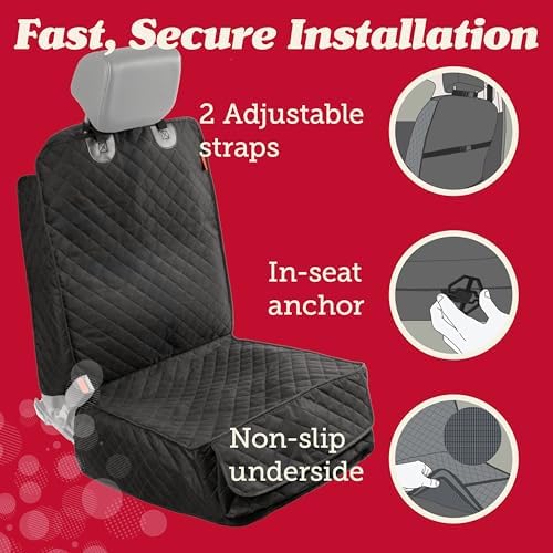 Lusso Gear Dog Car Seat Cover for Front Seat - Image 4