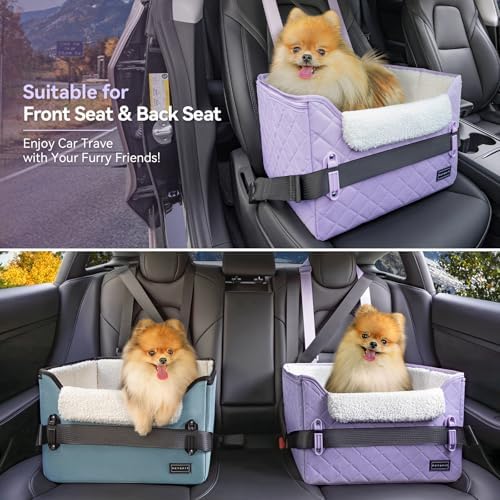 PETSFIT Dog Car Seats for Small Dogs – Patented Safety Buckles – Safety Tether - Image 2