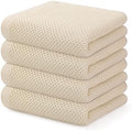 Kitinjoy 100% Cotton Waffle 4-Pack Kitchen Towels by Kitinjoy