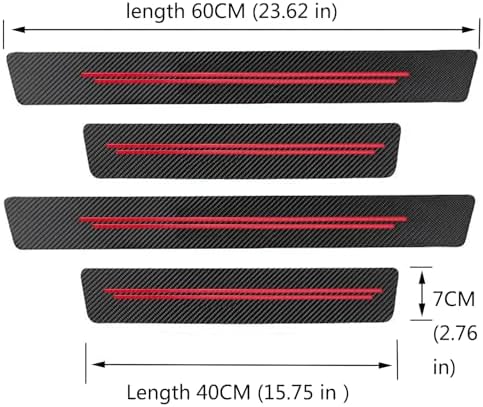 Door sill Protector, （4PC red） - Image 4
