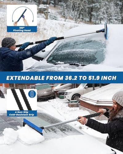 helloleiboo 55.7" Snow Brush and Ice Scrapers - Image 5