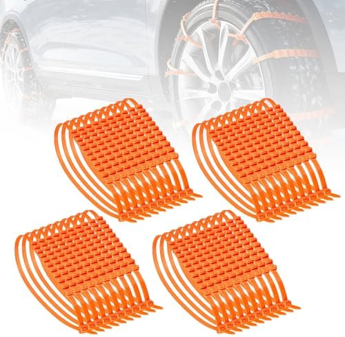 Universal Anti-Skid Snow Tire Chains, 2026 Upgrade Emergency Traction Cables by Unknown