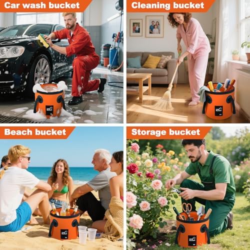 5 Gallon Bucket, Collapsible Bucket - Image 6