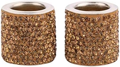 2PCS Car Headrest Collars Decor Rings Bling Bling Interior Decoration Head Rest by idain