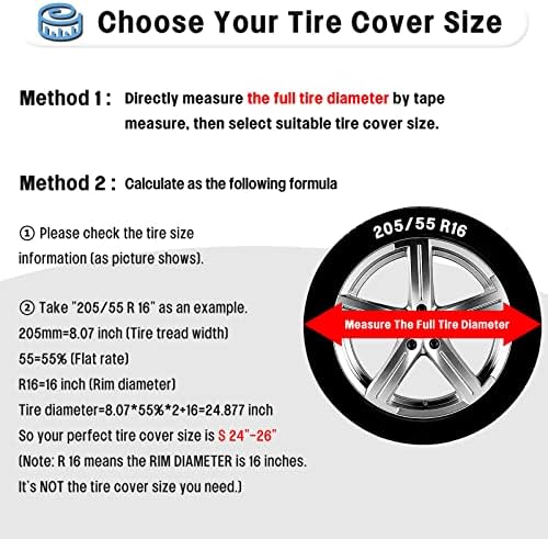 OutdoorLines Waterproof Tire Covers Set of 4 - Image 6