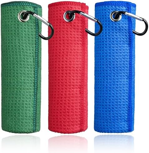 Mile High Life Microfiber Golf Towel 3 Pack Waffle by MileHighLife