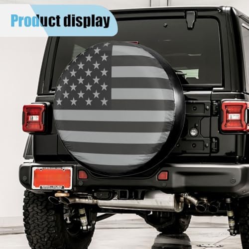 Spare Tire Cover for RV Trailer, 16 Inch Dustproof Leather Wheel Cover for Tire - Image 6