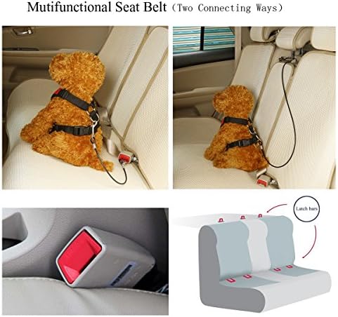 Chew Proof Dog Car Seatbelt Safety Restraint Stainless Steel Tether Cable - Image 3