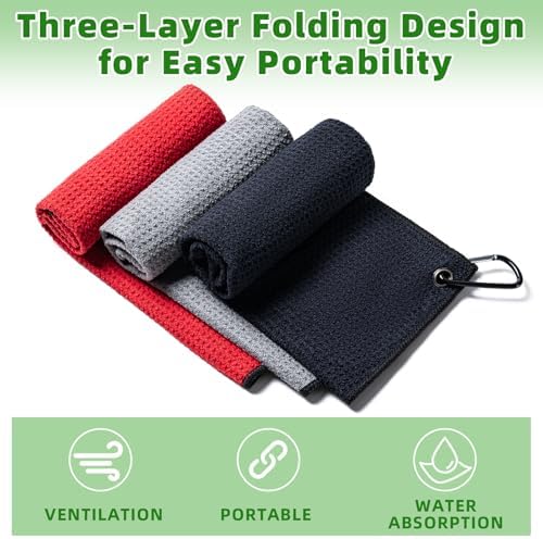 Husfunov 3 Pack Golf Towels - Image 5