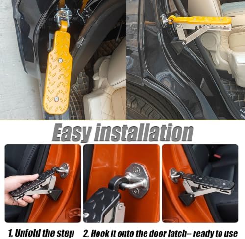Foldable Car Door Step for Mini Model Range 2010-2026 - Image 6