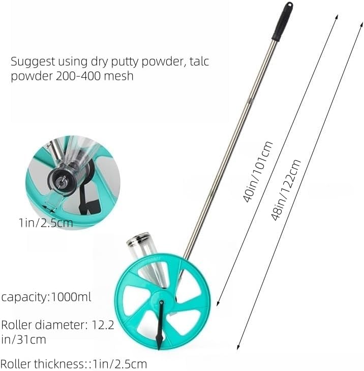 Line Marking Wheel – 1000ml Chalk Powder Dispenser - Image 3
