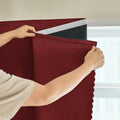 AJAZZ 100% Window Blinds Blackout Portable Blackout Curtains Adhesive Curtains by AJAZZ