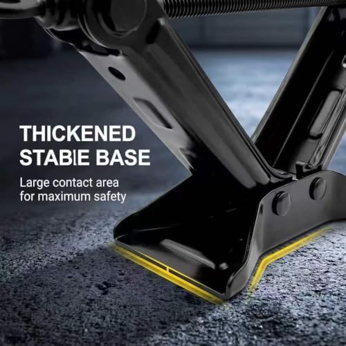 3 Ton Scissor Jack Kit, Portable Car Tire Tool Set - Image 6