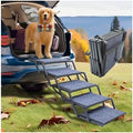 Extra Wide Dog Ramp for Car Truck and SUV Dog Stairs for Large Dogs Folding Pet by SHUNLONG