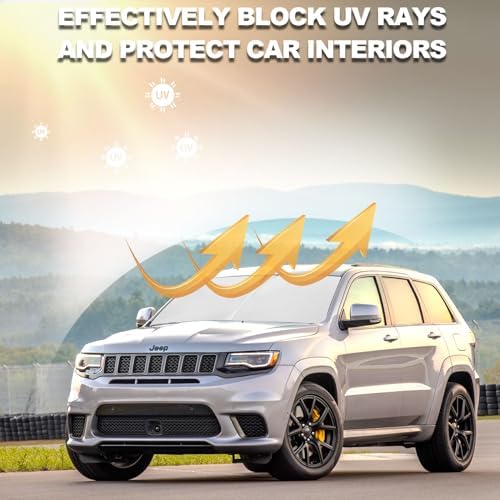 Foldable Front Windshield Sunshade fit - Image 6