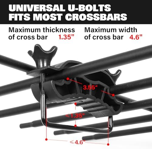 WEIZE Heavy Duty 64"x 39" Roof Rack, Rooftop Cargo Carrier Basket - Image 2