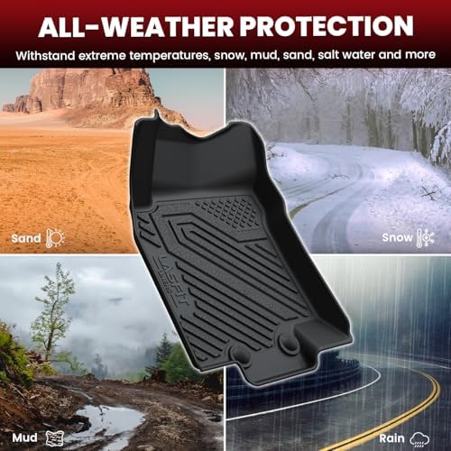 LASFIT Floor Mats for Nissan Rogue Gas 5-Seat 2020 2019 2018 2014-2017 - Image 5