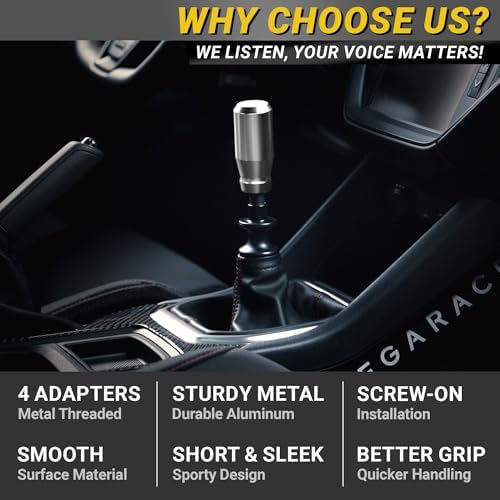JDM Style Shift Knob for Gear Stick Shifter, 5 6 Speed Manual - Image 4