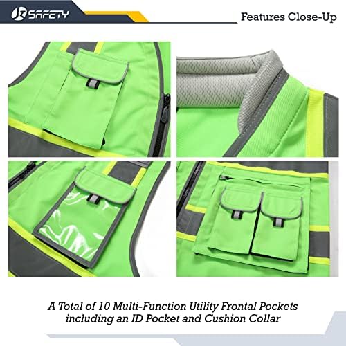 JKSafety Reflective Safety Vest - Image 4