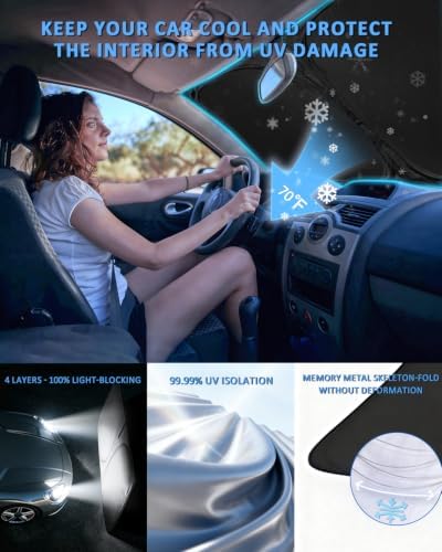 for BMW X3 2025 2026 Windshield Sun Shade - Image 4