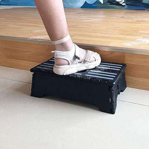 Sturdy Folding Step Stool Portable 5”, Collapsible Half Step - Image 7