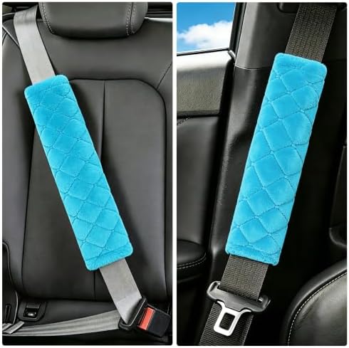 Amooca 2 Pack Seat Belt Covers Soft Shoulder Pad - Image 6