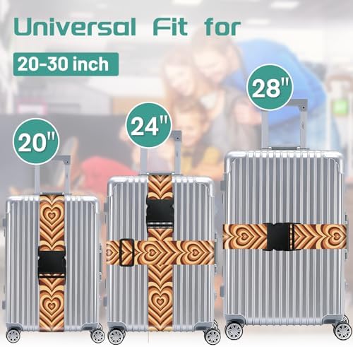 Slohif Luggage Straps for Suitcases Travel Belt Accessories Luggage Connector - Image 3