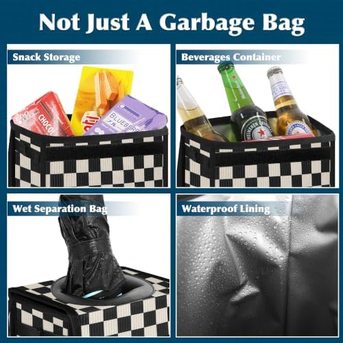 Femuar Leak Proof Car Trash Can - Image 4
