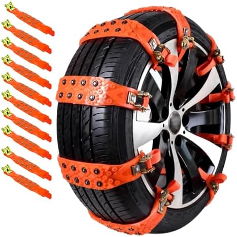 Snow Tire Chains for Fiat 124 Spider Classica Convertible 2017-2020, Traction by Unknown