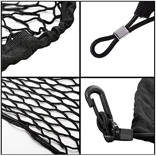 Car Rear Cargo Net, Universal Adjustable Elastic Trunk Cargo Storage Organizer - Image 3