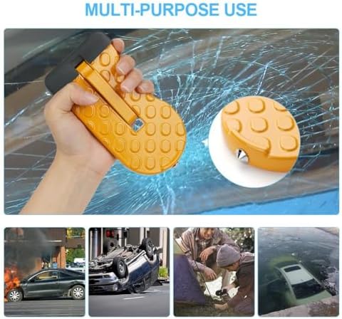 Car Door Step with Glass Breaker Safety Hammer & Roof Rack Access, Foldable - Image 6