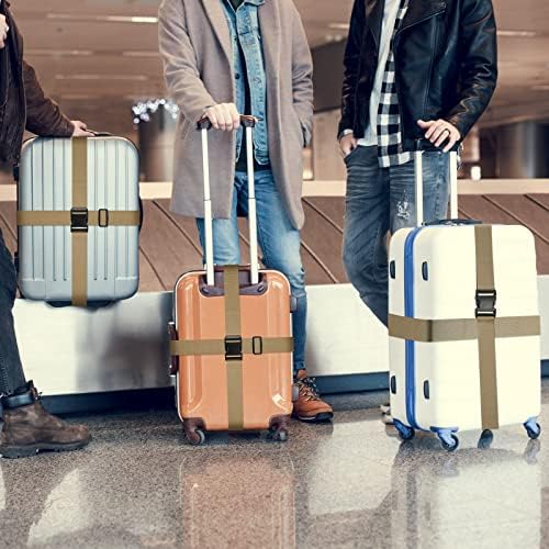 Weewooday 8 Pcs Luggage Straps Suitcase Tags Set - Image 6