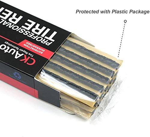 CKAuto 30 pcs 8" Black Tire Repair Strings Tire Repair Plugs - Image 4