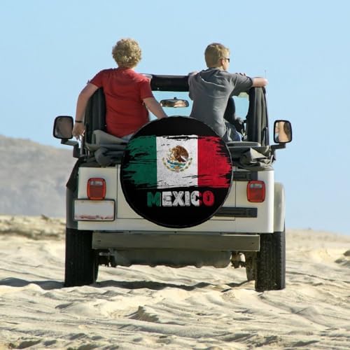 Mexico Flag Tire Covers, Dust-Proof Weatherproof Wheel Covers Wheel Tire - Image 6