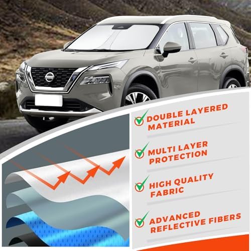 Foldable Front Windshield Sunshade fit - Image 5