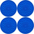 4 Pack Silicone Car Cup Holder Coaster – 2.75 Inch Non-Slip Drink Mat, by MEAJOO